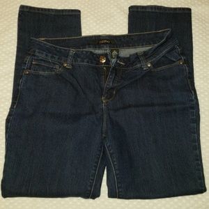 Roz & Ali  Dark denim straight leg jeans